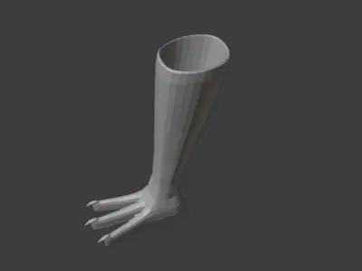 Bird Prosthesis - Mutum Free 3D print model