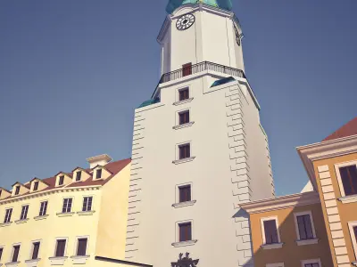 Michaels gate - Bratislava Slovakia 3D model