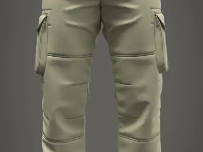 Cargo Pants - Marvelous Designer 3D model
