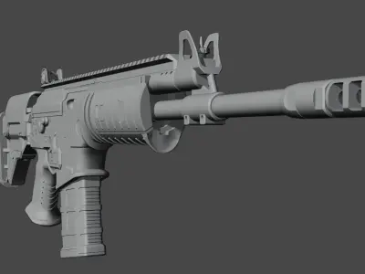 IWI Galil ACE Rifle NATO 3D model