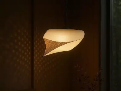 Traditional Hanging Lamp 3D model