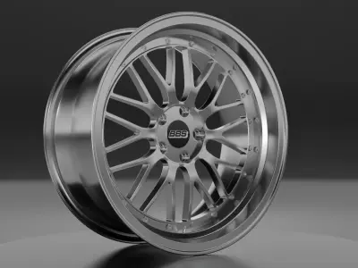 BBS LM Low-poly 3D model