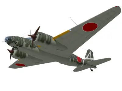 Ki21 Type II Kou Sally 3D model
