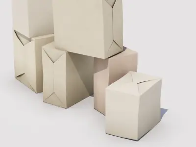 Box Set 06 Low-poly 3D model