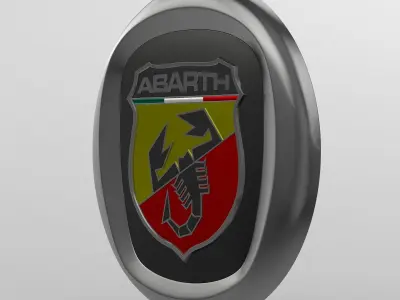 abarth logo 3D model