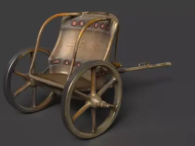 King Tut Chariot figure   3D model