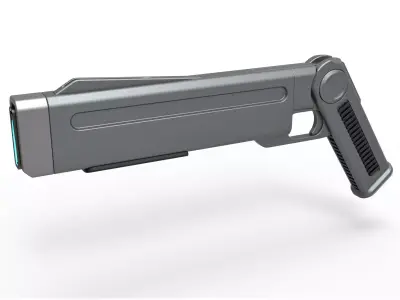 Stun gun from Star Trek Discovery TV series 3D model