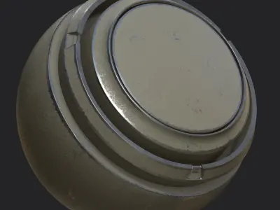 10 Steel Gun Materials 3D model