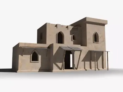 Arab x36 Low-poly 3D model