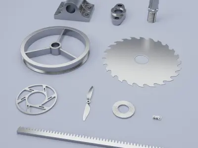 Free Mechanical Parts Free 3D model