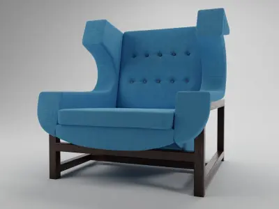 ARMCHAIR VOLTAIRE SERGIO RODRIGUES Free 3D model
