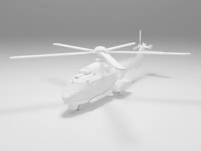 Helicopter H225M 3D print model