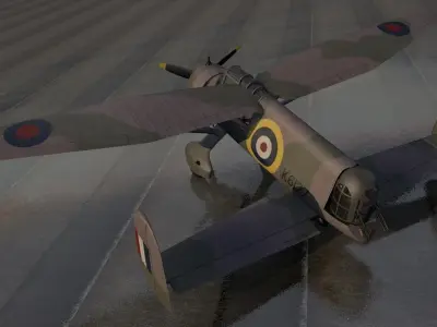 Westland P-12 Wendover 3D model