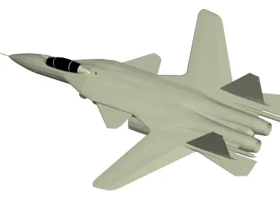 Sukhoi Su-47 3D model