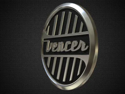 vencer logo 3D model