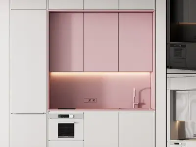 236 modern kitchen 13 mini kitchen 02 PART 2 3D model