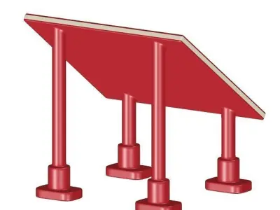 Baby Solar Panel Toy 3D model