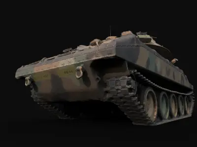 M551  Sheridan Light Tank 3D Raw Scan 3D model