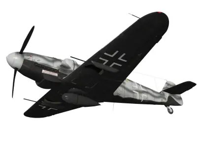 Messerschmitt Bf 109 G6R6N 3D model