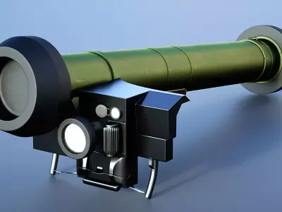 Guided Anti-tank Missile 3D model