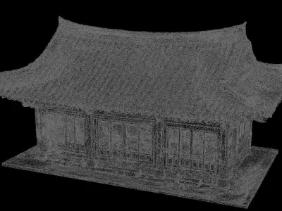  Korea Historic house 3D model