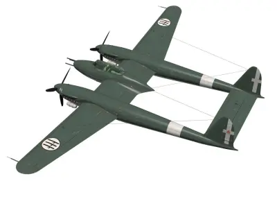 Savoia-Marchetti SM91 3D model