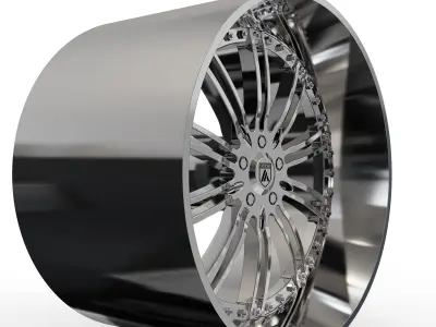 ASANTI AF128 WHEEL 3D MODEL 3D model