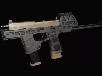Flux Defense MP17 Raider Low-poly 3D model
