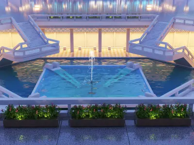 Faisal Mosque 3D model