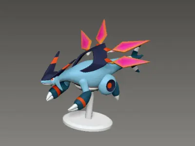 PALWORLD JETDRAGON FIGURE 3D print model