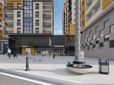 promotionnel residential  Low-poly 3D model