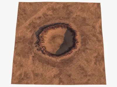 Impact Crater 3D model