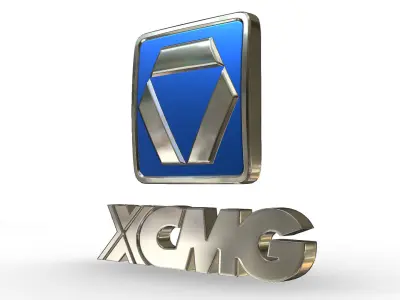 xcmg logo 3D model