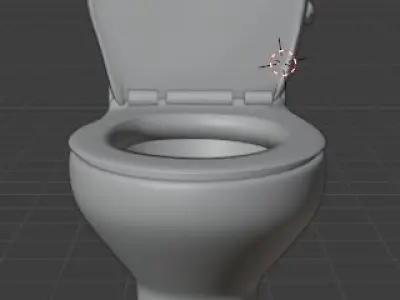 Toilet Free 3D model purchase