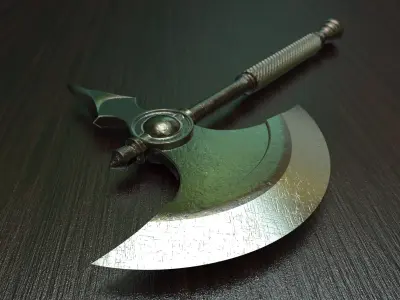 Battle axe 2 3D model purchase