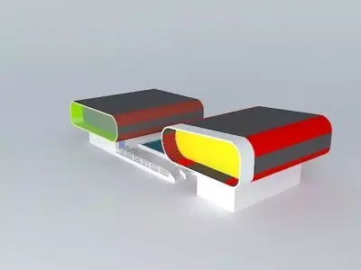 Fitness two boxes 3D model