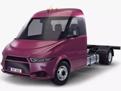 Generic Truck Chassis Frame v 1 3D model