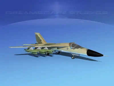 General Dynamics FB-111 Aardvark V02 3D model