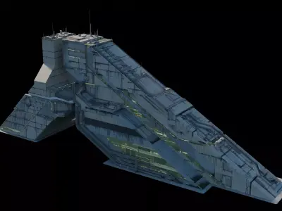 Cyberpunk Building 8 Low-poly 3D model purchase