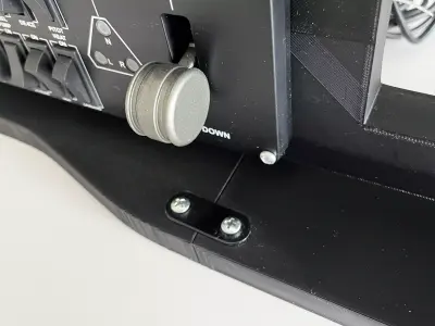 Flight Simulator Cockpit for Logitech Saitek Panels TobiiTracker 3D print model