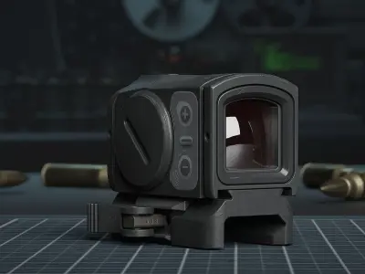 Aimpoint ACRO Default - Replica GameReady Low-poly 3D model