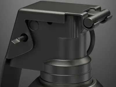 grenade M26 subdivison ready 3D model