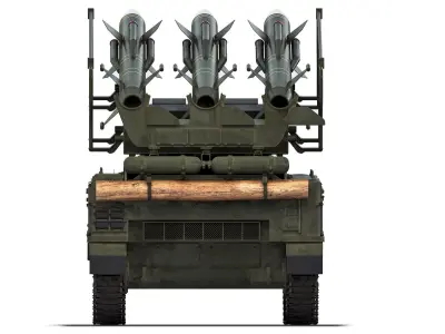 2K12 Kub or SA-6 Gainful 1967 3D model