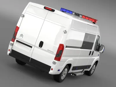 Citroen Relay Police 2017 3D model