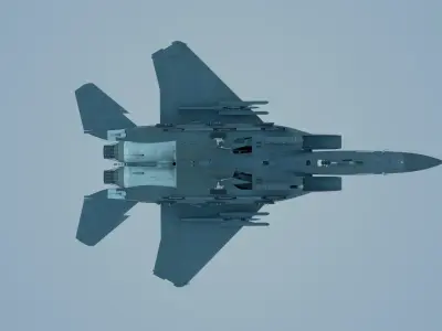 McDonnell Douglas F-15 Eagle Fighter Aircraft 3D model