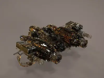 Wing Turret 3D model