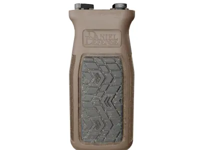 Daniel Defense MLOK Vertical Grip Low-poly 3D model