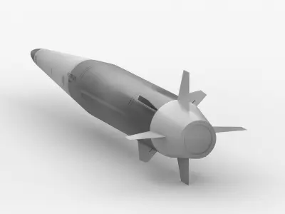 Kinzhal Kh-47M2 Low-poly 3D model