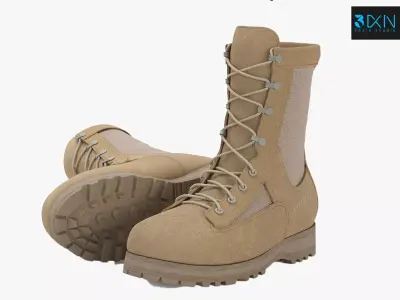 Military Boots 3D model order