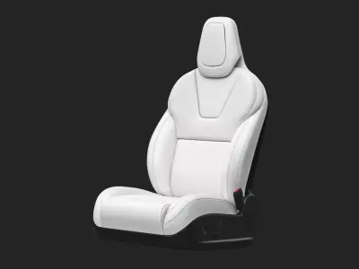Car Seat Tesla 3D model